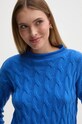 Pulover s dodatkom vune United Colors of Benetton 1335D2467 plava AA00