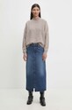 Gestuz sweter wełniany 10909330 beżowy AA00