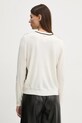Odzież Sweter wełniany Creative Upcycling sweter.damski.boss biały