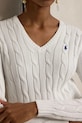Polo Ralph Lauren sweter bawełniany damski biały 211971870
