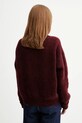Odzież American Vintage sweter wełniany VITO18E bordowy