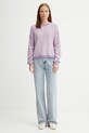 American Vintage maglione in lana NEN18C violetto AA00