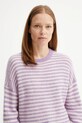 American Vintage maglione in lana violetto NEN18C
