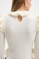 Twinset sweter z dodatkiem wełny 252TS3020 beżowy