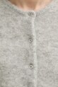 Gestuz kardigan z dodatkiem moheru Gzdebbie 10910935 szary