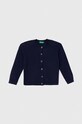 United Colors of Benetton kardigan dziecięcy pozostałe granatowy 1194G5007.P.NOS