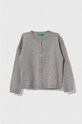 United Colors of Benetton cardigan copii uni gri 1194G5007.P.NOS