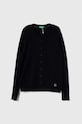 Detský sveter United Colors of Benetton melanž čierna 1194C5450.G.Continuativ
