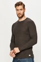 Premium by Jack&Jones - Sveter okrúhly sivá 12179861