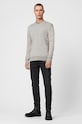 AllSaints - Pulover Mode Merino Crew gri MK129D