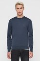 Ρούχα AllSaints - Πουλόβερ Mode Merino Crew MK129D σκούρο μπλε