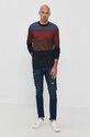 Jack & Jones Sweter 12193492 pomarańczowy AA00