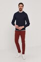 Selected Homme Sweter 16074692 granatowy AA00