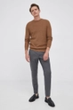 Selected Homme Sweter brązowy