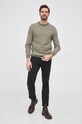 Selected Homme Sweter 16079961.DeepLichen zielony AA00
