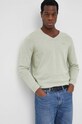 Бавовняний светер s.Oliver 2040666.72W0 зелений AA00