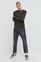 Jack & Jones sweter 12208365.OliveNight zielony AA00