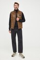 Selected Homme pulover de bumbac 16084077.Black negru AA00