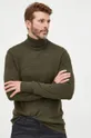 zielony Selected Homme sweter bawełniany