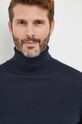 Selected Homme pamut pulóver sötétkék 16084077.DarkSapphi