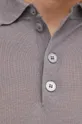 Vlnený sveter Emporio Armani sivá