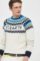 multicolor MC2 Saint Barth sweter z domieszką wełny