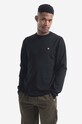 Wood Wood wool jumper Kip medium thickness black 10005507.4142