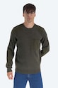A.P.C. wool jumper fine-knit green WVBAK.H23052