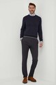 Armani Exchange pulóver kasmír keverékből 8NZM6A.ZM1HZ.NOS sötétkék AA00