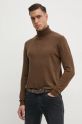 United Colors of Benetton sweter brązowy 10CVU2519.100..