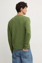 Odzież United Colors of Benetton sweter wełniany 103MK1N24.507. zielony