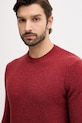 Vlněný svetr United Colors of Benetton burgundské 103MK1N24.507.