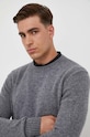 United Colors of Benetton pulover de lana gri 103MK1N24.507.