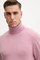 United Colors of Benetton sweter wełniany różowy 1002U2180