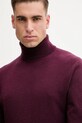 United Colors of Benetton pulover de lână burgundia 1002U2180