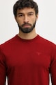 Vuneni pulover Barbour bordo MKN0345