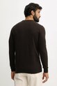 Odzież Barbour sweter wełniany MKN0345 brązowy