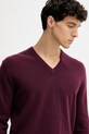 Volnen pulover United Colors of Benetton bordo 1002U4407
