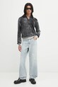 Diesel sweter bawełniany K-LORENZO A14849.0BEAR czarny AA00