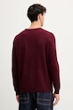 Îmbrăcăminte American Vintage pulover de lână MRAX18A burgundia