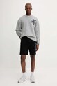 New Era sweter z domieszką wełny 60684380 szary AA00