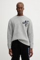 New Era pulover din amestec de lână gri 60684380