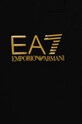 Chlapec Detské bavlnené šortky EA7 Emporio Armani 8NBS51.BJ05Z čierna