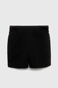 EA7 Emporio Armani szorty bawełniane dziecięce 8NBS51.BJ05Z czarny AA00
