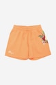 Kenzo Kids szorty dziecięce wzorzyste pomarańczowy K14197