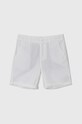 United Colors of Benetton pantaloni scurți din bumbac pentru copii casual alb 4AC7C900Z.G.Continuativ