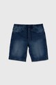 United Colors of Benetton pantaloni scurti din denim pentru copii casual albastru 49BPC9015.G.Continuativ