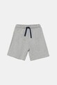 Детские хлопковые шорты United Colors of Benetton гладкий серый 3BL0C903L.G.NOS