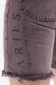różowy Aries szorty jeansowe bawełniane Acid Wash Denim