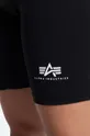 черен Къс панталон Alpha Industries